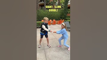 A Giant SLIME BUBBLE 🗯️ #tedrush #family #funny