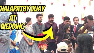 Vijay Attended Jashwanth Kanna Priyankas Wedding