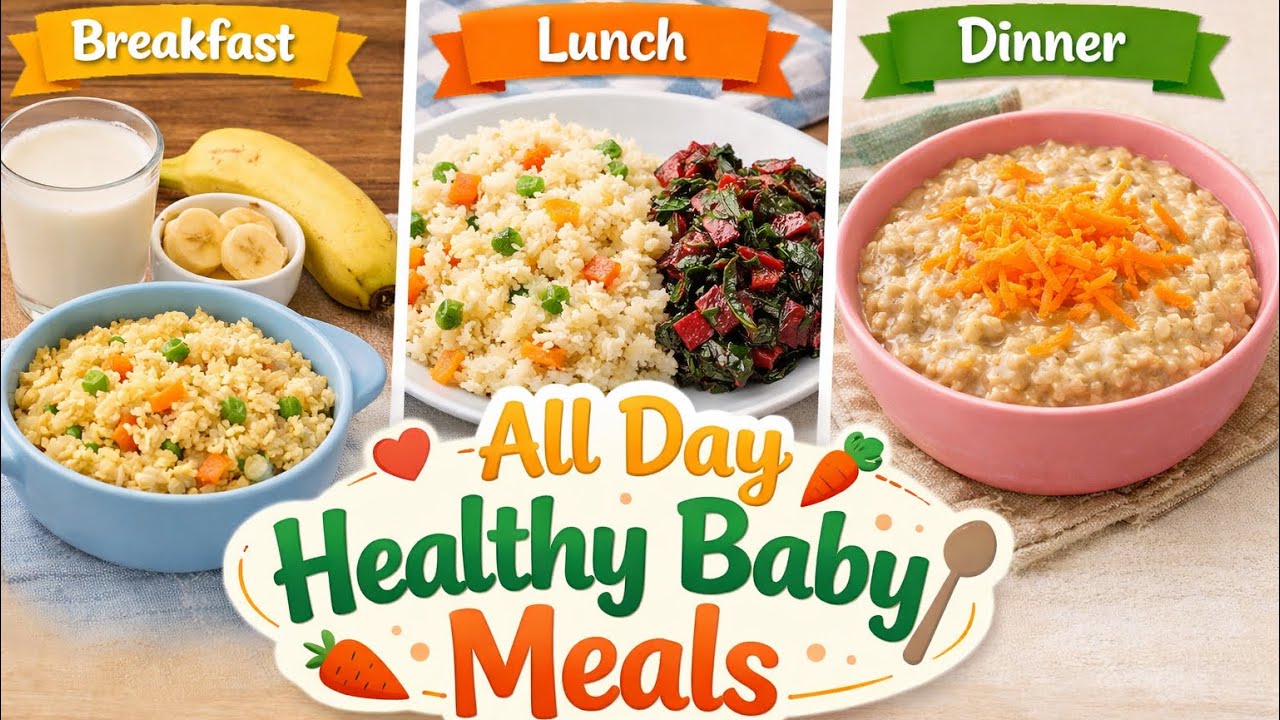 What I Feed My Baby in a Day | Healthy & Easy Baby Meals