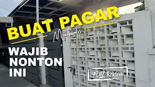 PAGAR PENYANGGA PAKAI GABION BATU ALAM [ BRONJONG BATU ALAM ]