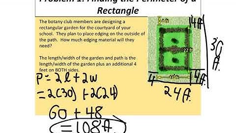 1.8 Perimeter, Circumference, and Area