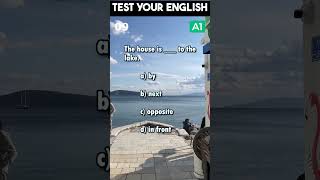 Test Your English Grammar A1 level | The lake | shorts englishgrammar englishtest ingles