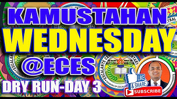 WEDNESDAY IS ECES KAMUSTAHAN DAY I SiRymon