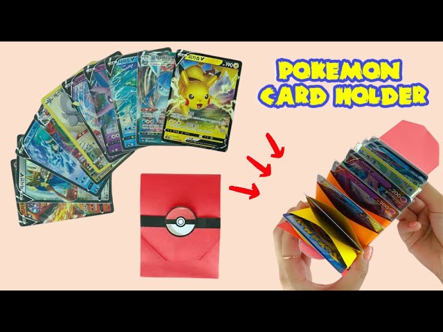 How to make a pokemon card binder / pokemon card holder 