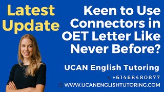 Eager to Write OET Letter Like Never Before? Watch This Breathtaking Video On A To Z On Connectors