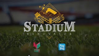 Покупайте и ремонтируйте заброшенные стадионы в игре Stadium Renovator!