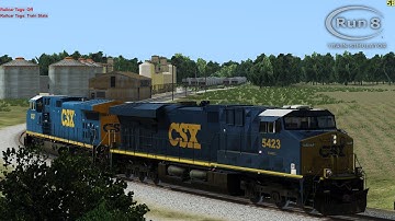 Run8 Train Simulator V3 - Running a Unit Train Down Fitzgerald - #2 of 2 Switching Industry PPC