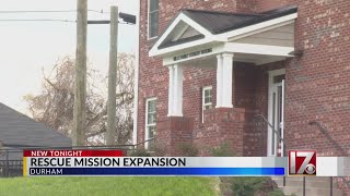 Durham Rescue Mission adding 64 beds to help the growing homeless population