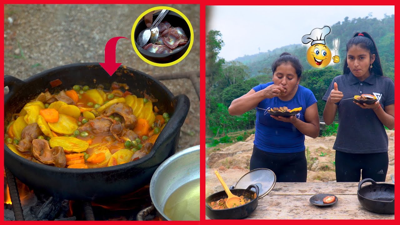 Estofado de molleja al estilo de Doña Viky