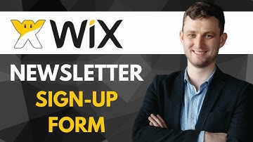 How To Add A Newsletter Sign-Up Form In Wix | Tutorial 2025
