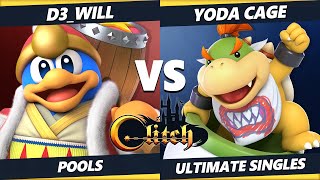 Glitch Konami Code - D3_Will (Dedede) Vs. Yoda Cage (Bowser Jr.) SSBU Ultimate Tournament