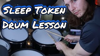 How To Play Sleep Token - Alkaline - Free Drum Lesson Resimi