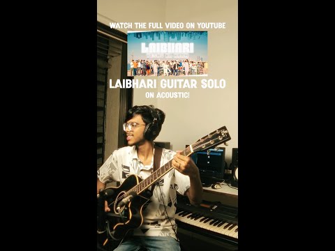LAIBHARI Yeshu Ka Naam - Lead Guitar Solo played on ACOUSTIC 🎸🎶