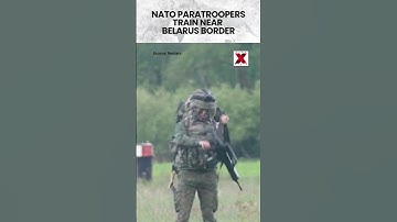 #belarus | NATO’s Swift Response 25: Paratroopers Conduct Drills Near Belarus Border #shorts