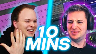 10 MINUTES MUSIC PRODUCER CHALLENGE (And it's even more terrible) (but it's fun) ft. @mofalkmusic