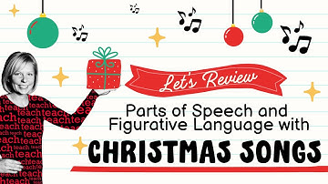 Christmas Lyric Grammar Game || Parts of Speech & Figurative Language Trivia