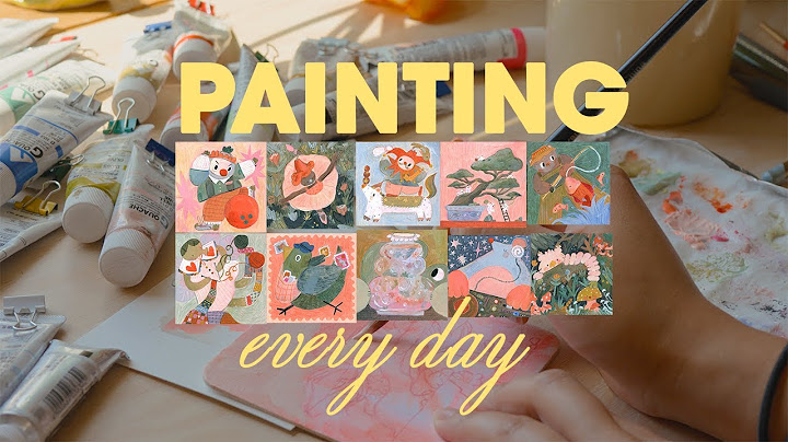 I Painted Every Day for a Week ☆ Creating 10 Pieces of Art