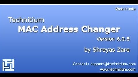 how to change MAC address using TMAC,changer MAC of my computer