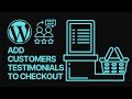 How To Add Customer Testimonials to WordPress WooCommerce Checkout Page? 🛒⭐️