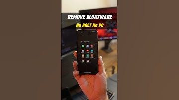 Verwijder Android BLOATWARE zonder ROOT of PC!