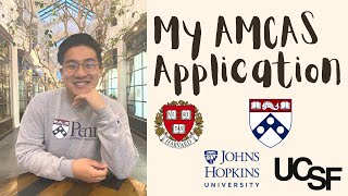 Reviewing my MDPhD AMCAS application that got me into Harvard, Hopkins, UPenn, and more!