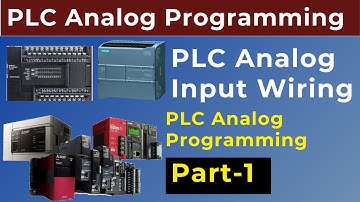 Part-1 PLC Analog Programming | Wiring of Analog Input in PLC | Analog Programming Tutorial #plc