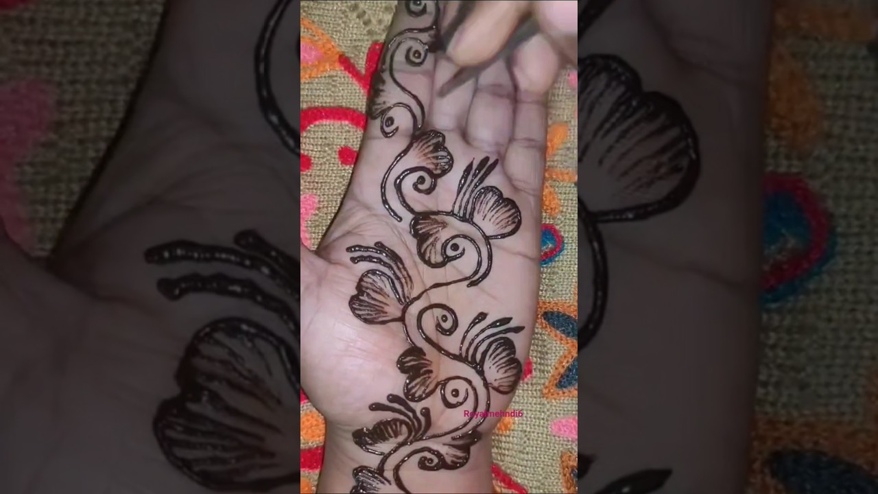 🥰New year mehndi design 🌿|