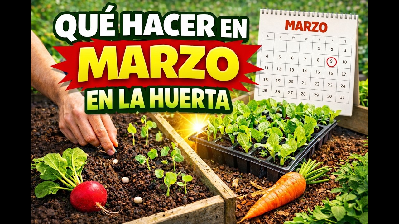 MARZO en la Huerta Que Sembrar? Que Hacer?