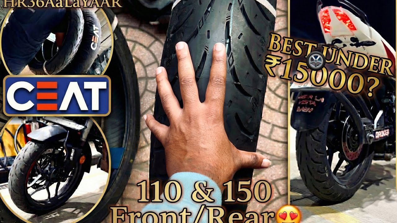 Best Tyres Under ₹15,000🛞?NS200 Upgrade to CEAT😍(150/60R17 & 110/70R17 Upsize)| 