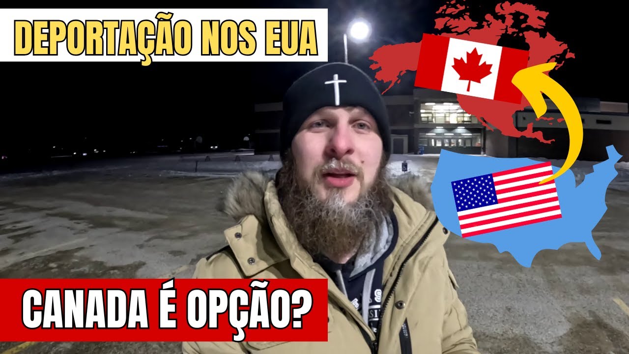 Imigrantes Ilegais nos EUA vindo para o Canadá para não serem Deportados