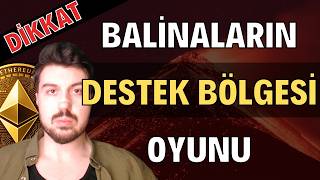 Küçük Yatırımcı Küfrederken Balinaların Destek Bölgesi Oyunu...(Bitcoin Altcoin Genel Borsa Analizi)