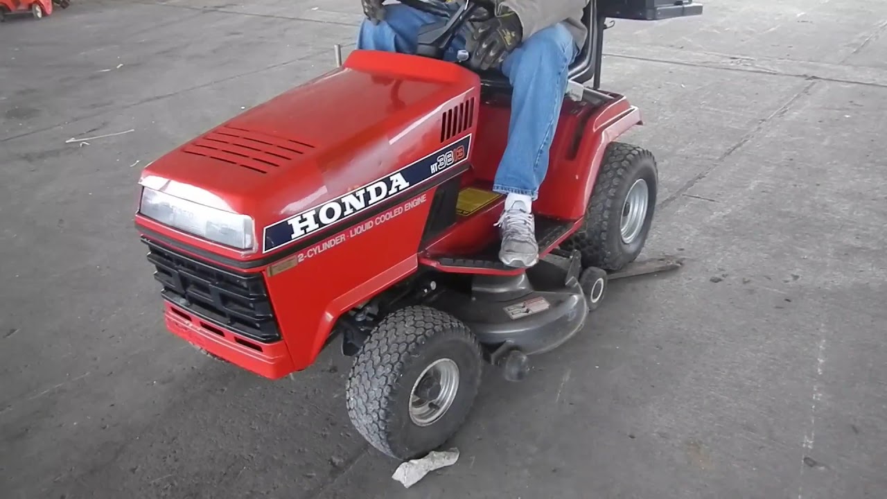 1989 Honda HT3813 Lawn Tractor YouTube