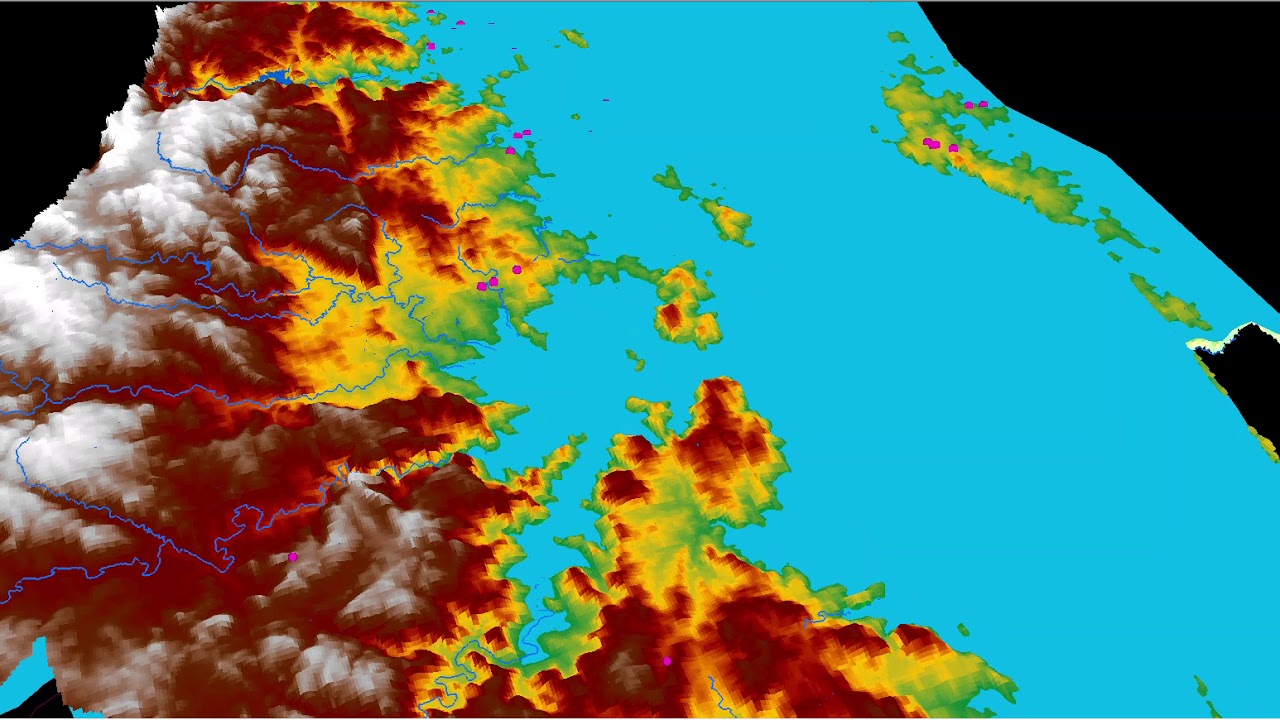Flood simulation Model - YouTube