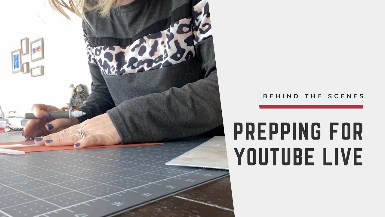 How I Prepare For A You Tube Live | Behind The Scenes - YouTube