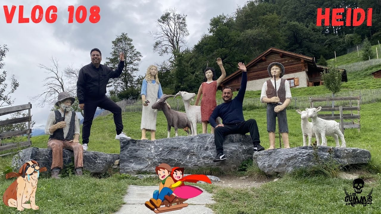 Vlog108: 🇨🇭VISITAMOS LA AUTÉNTICA CASA DE HEIDI - 🏠 MAIENFELD SUIZA 🚐🏴‍☠️