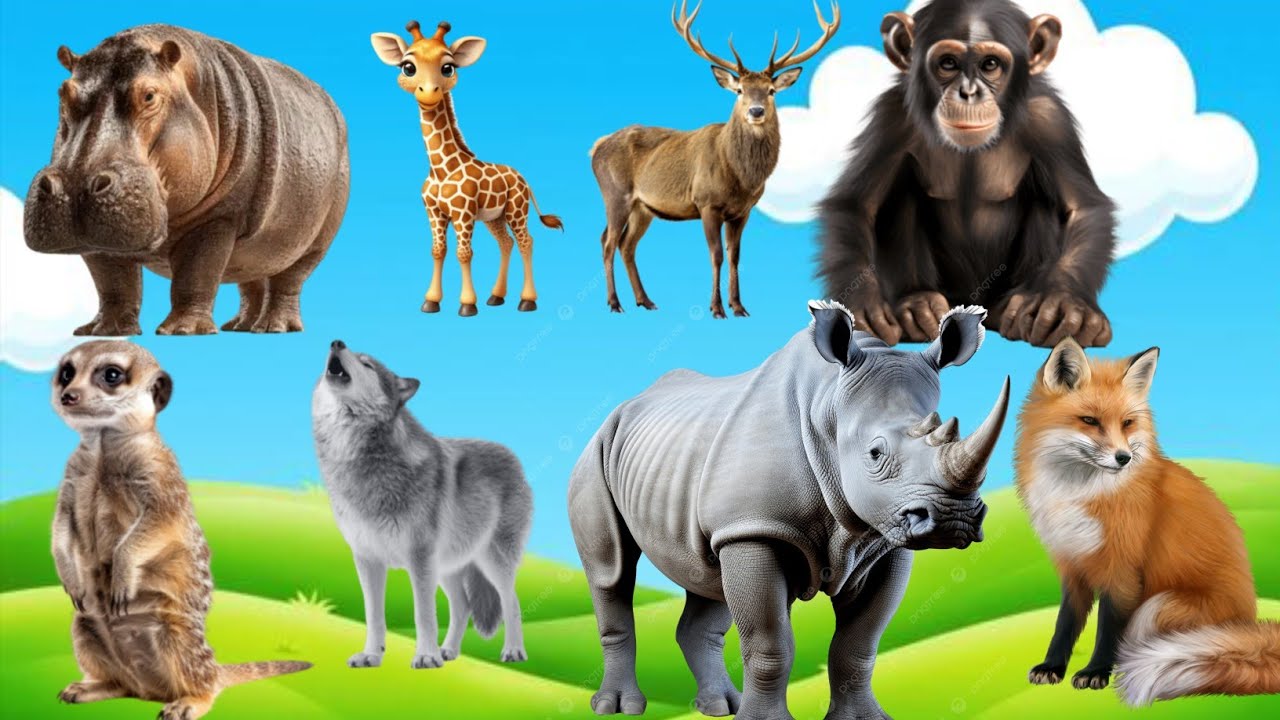 Wild animals names | जंगली जानवरों के नाम |animals name wild animals name in hindi and english 
