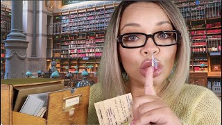 ASMR Library | Typing | Page Turning | Book Sounds | Book Check Out (Soft Spoken & Whispering) RP screenshot 5