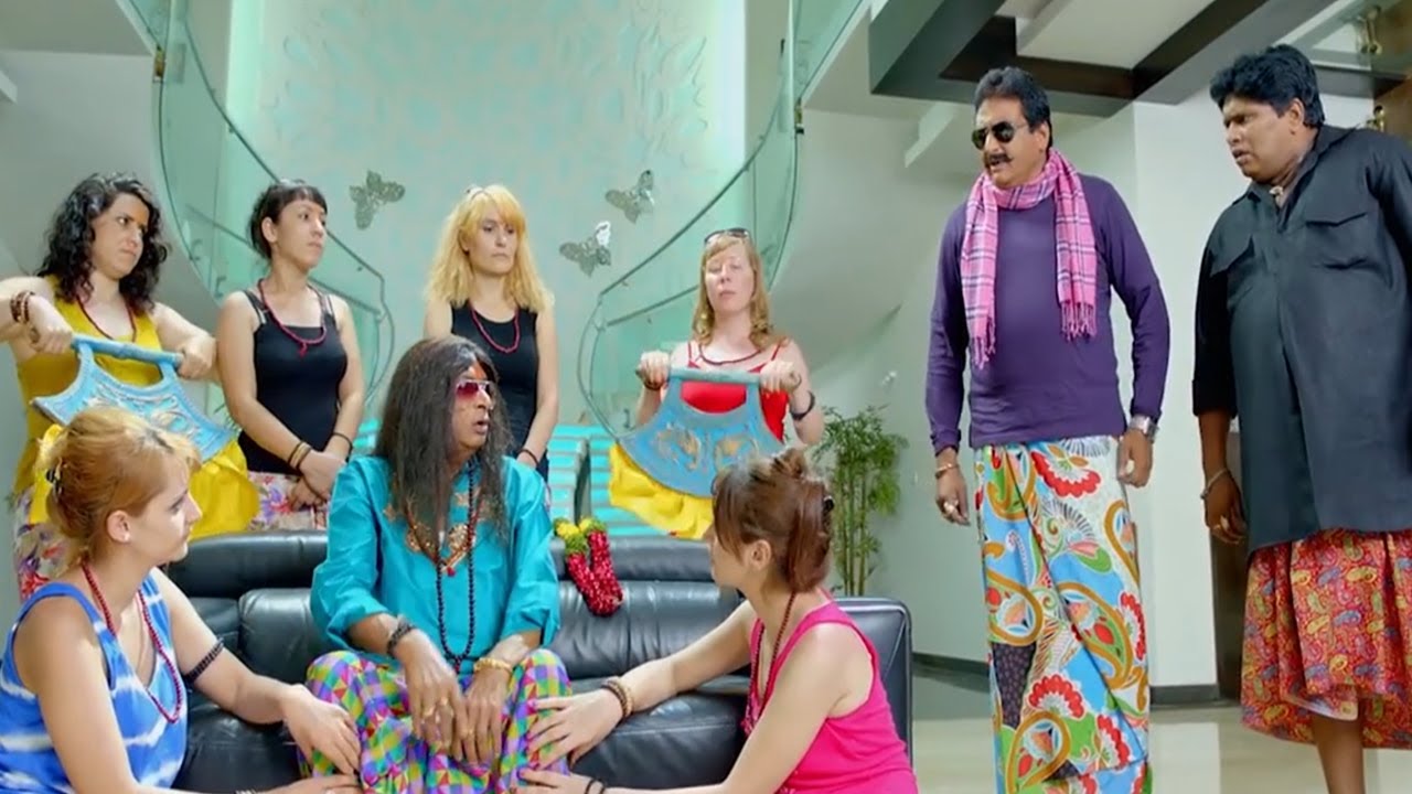 MS Narayana Outstanding Comedy As Lungi Baba Scene | TFC Comedy