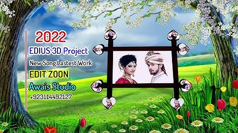 EDIUS || 3D Project 2022 Baarishon Mein  By Awais Studio