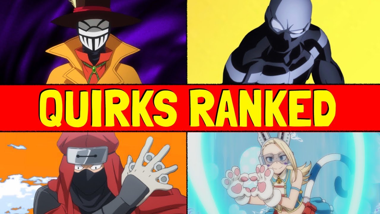 Here's my List of the 10 Strongest Quirks in all of My Hero Training. Who  would you remove, add or change around? (Every Quirk is considered in a  vacuum without the user