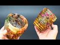 What Happens When You Mix Wood, Resin, and Dried Flowers? ASMR
