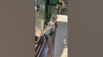 MAXING OUT the @woodlandmills HM126 on a slab future bar in town! #sawmill #woodlandmills #diy