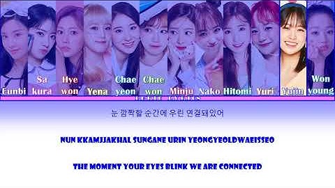 IZ*ONE  Version - Flash by X1 (Color Coded Lyrics) [Han/Rom/Eng]