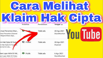 Cara Melihat Klaim Hak Cipta Di Youtube Studio Beta / Cara Mengetahui Video Kena Copyright