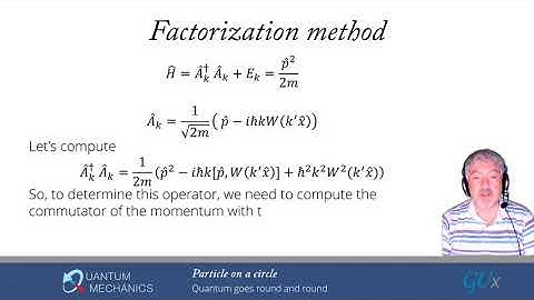 Module 6 lecture 1 Quantum particle on a Circle