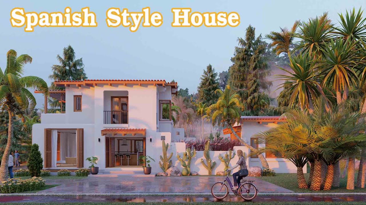 Spanish style small house Elegant design ideas blend traditional charm