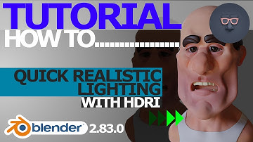 Blender 2.8 Tutorial - Quick, Easy, Realistic Lighting with HDRIs!