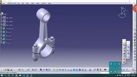 Example 8 Design of Sub Assembly Connecting Rod in Catia V5