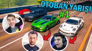 Otoban Yarişlari Geri̇ Döndü Ekiple Arabalarımızı Kapıştırdık - Forza Horizon5 