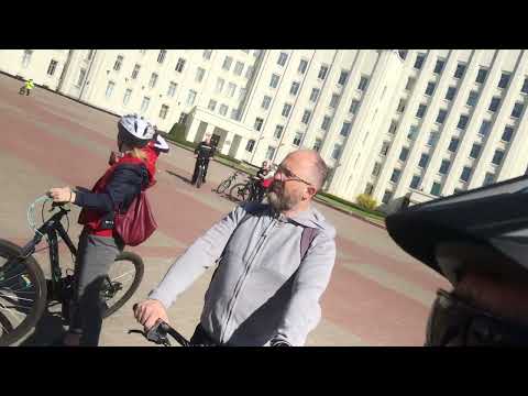 Большой городской велопробег, Могилев 30 апреля 2023 года. Площадь Ленина.